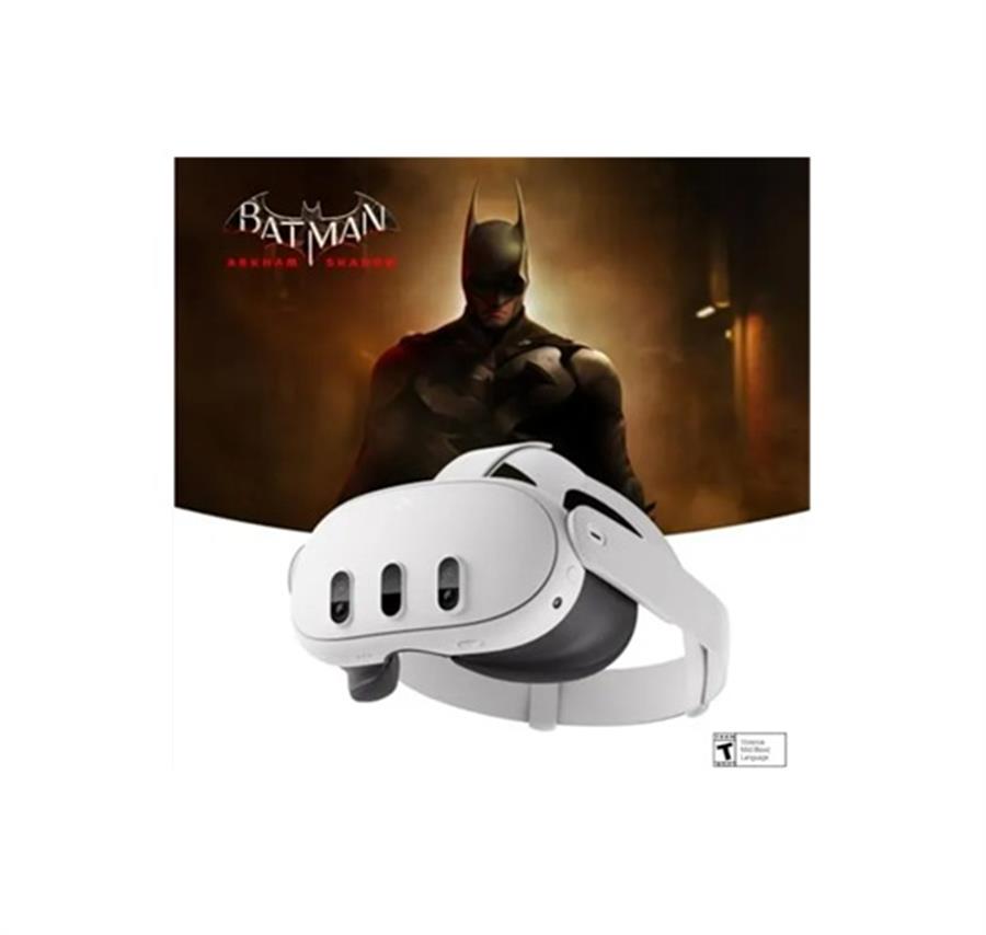  Meta Quest 3 de 512GB con mandos, bundle exclusivo con Batman Arkham Shadow.