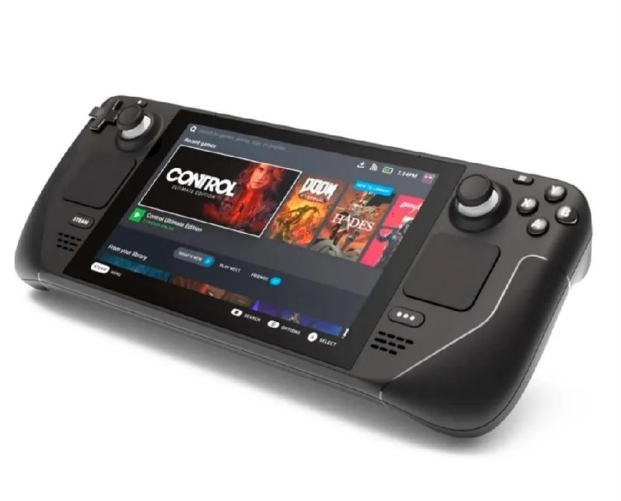 Consola portátil Steam Deck de Valve, modelo de 256GB con pantalla LCD.